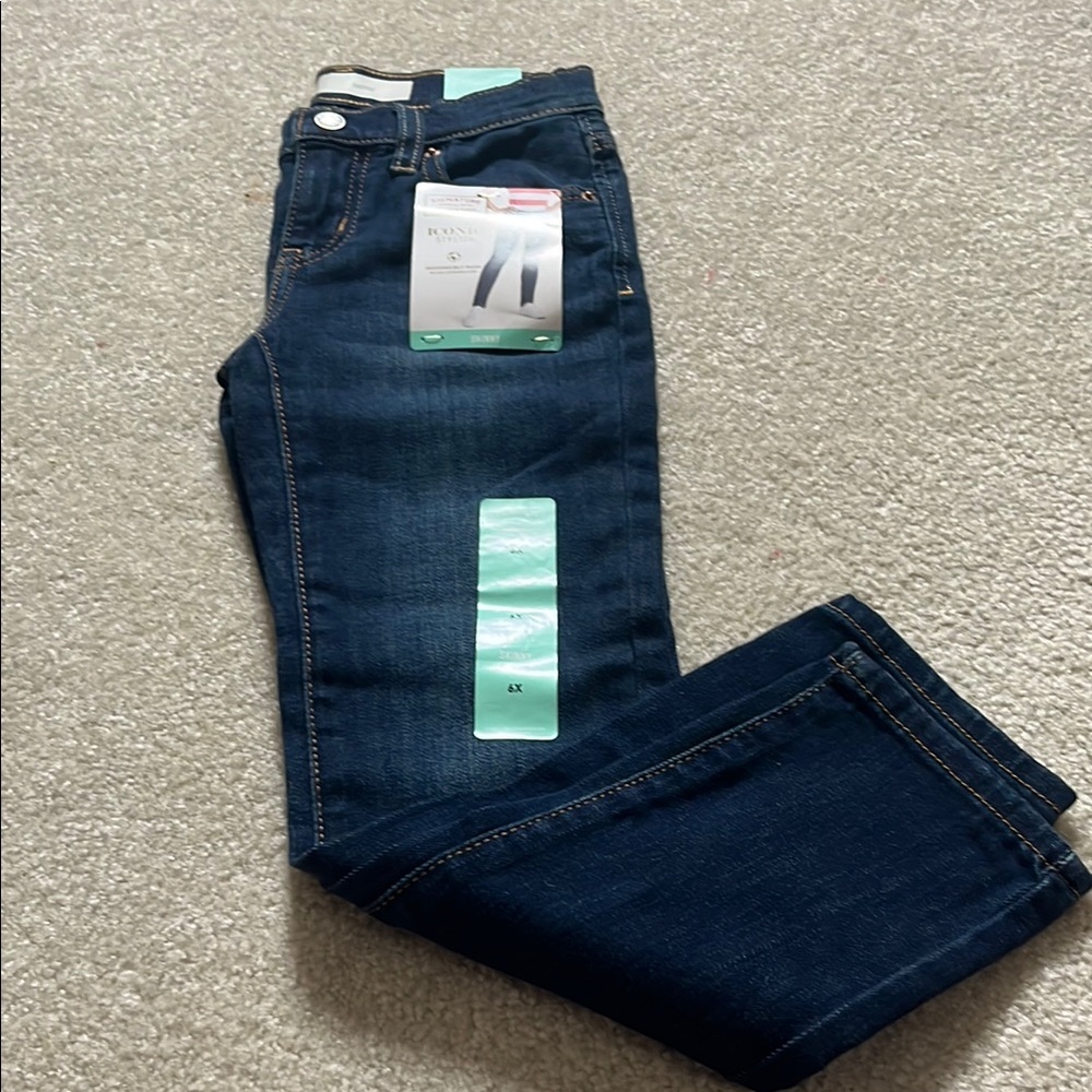Signature by Levi Strauss Kids Dark Blue Jeans